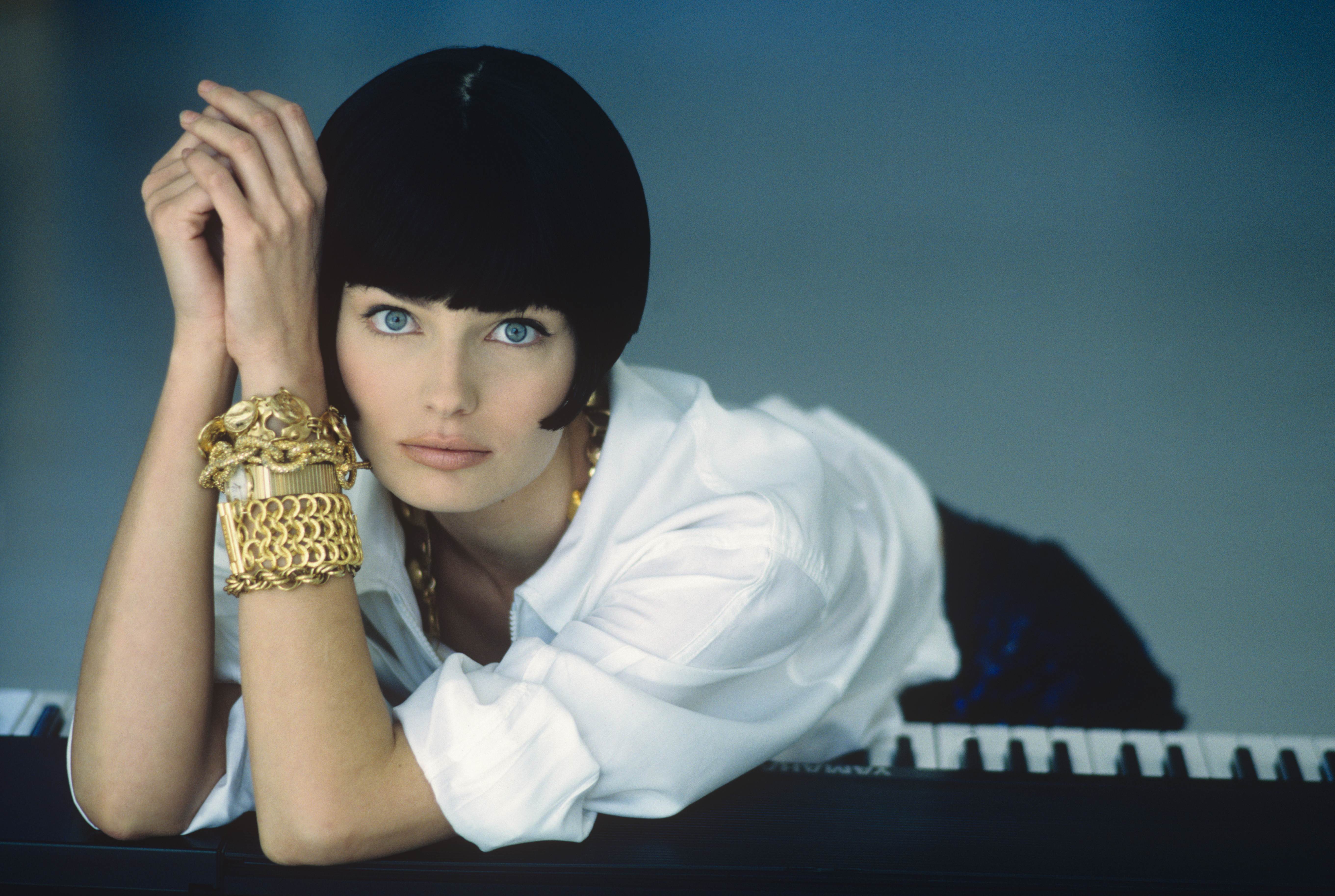 Paulina Porizkova para a Vogue, 1990