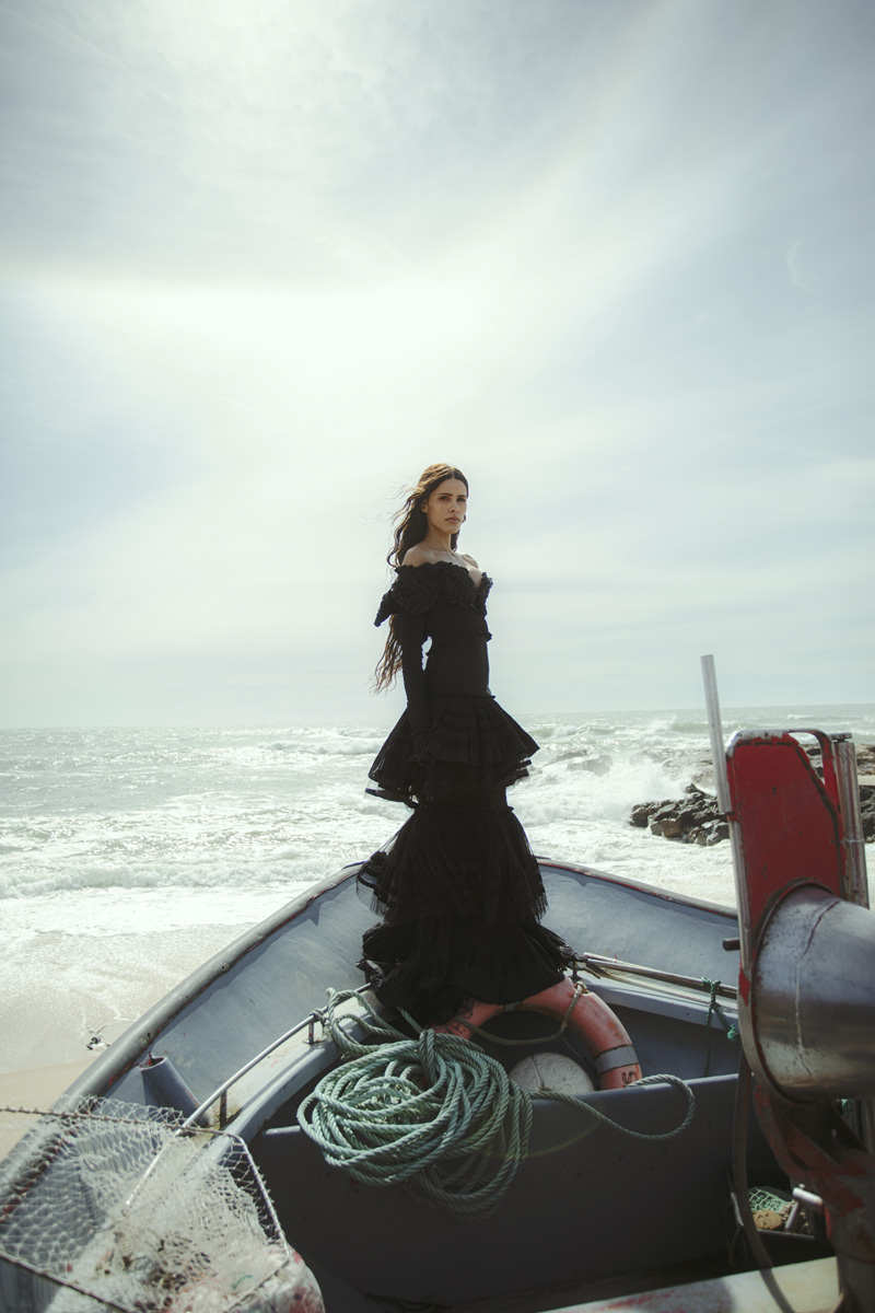 Top e saia, BLUMARINE.