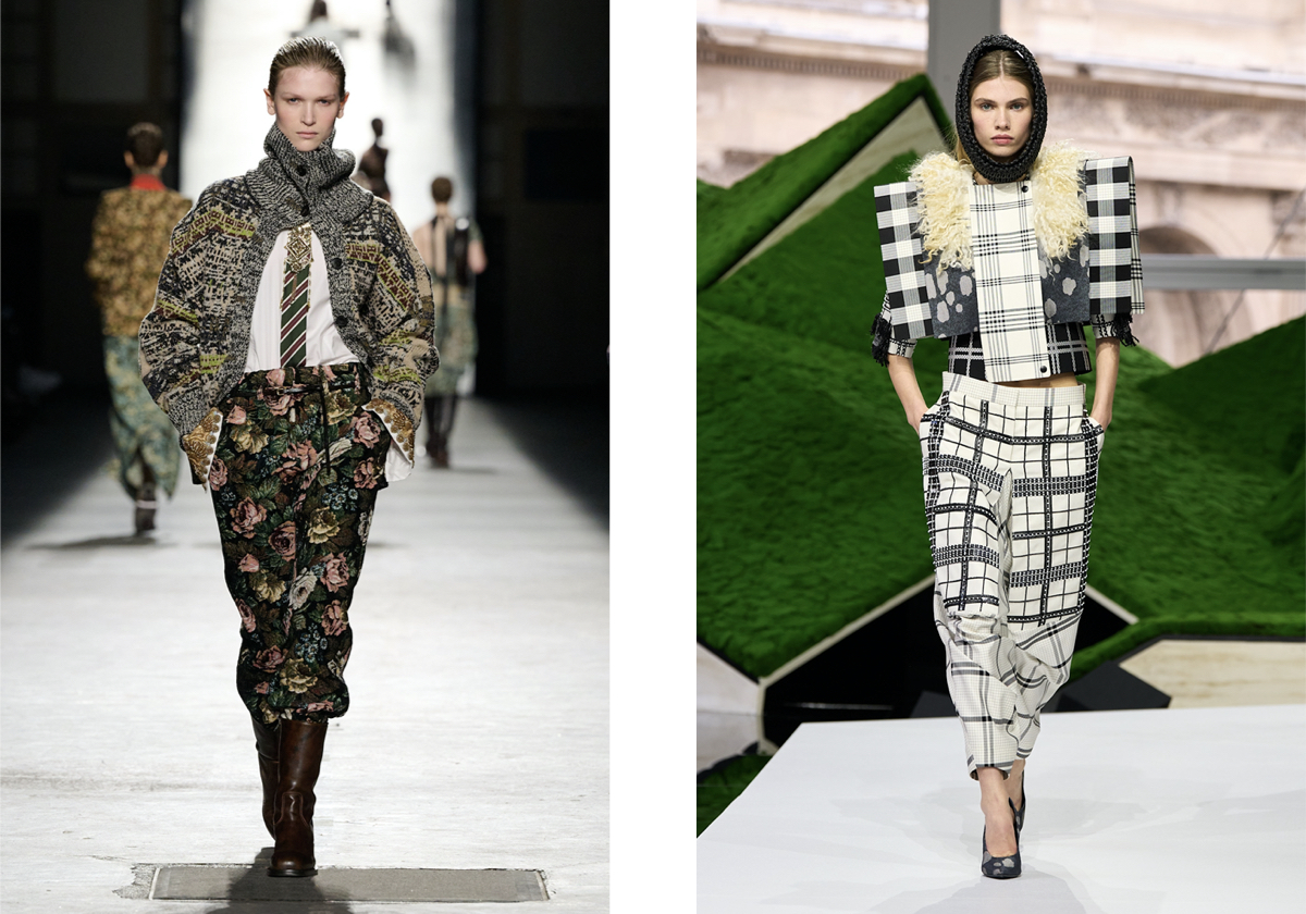Dries Van Noten; Louis Vuitton