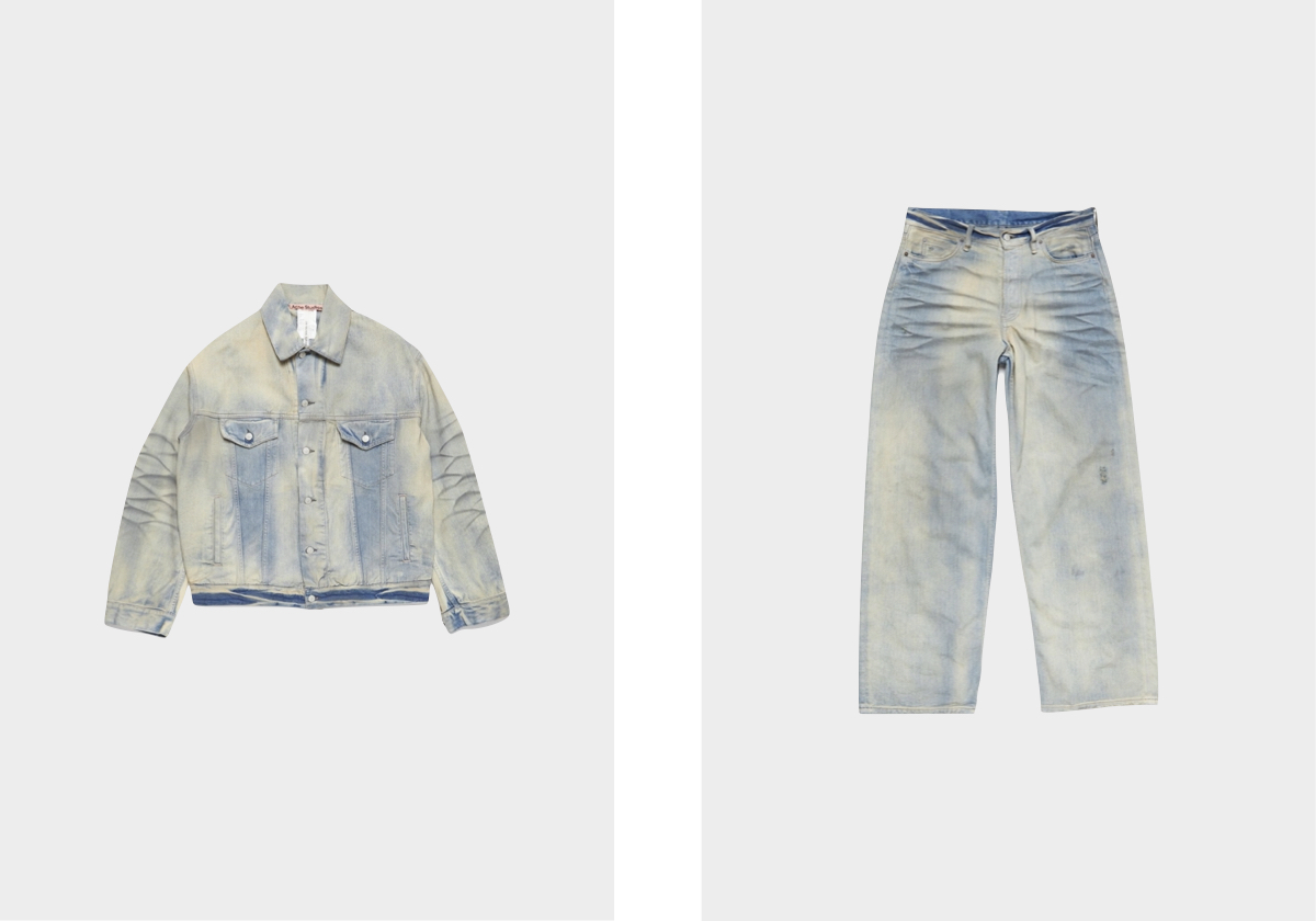 Casaco e calças, € € 620 e € 520, Acne Studios.