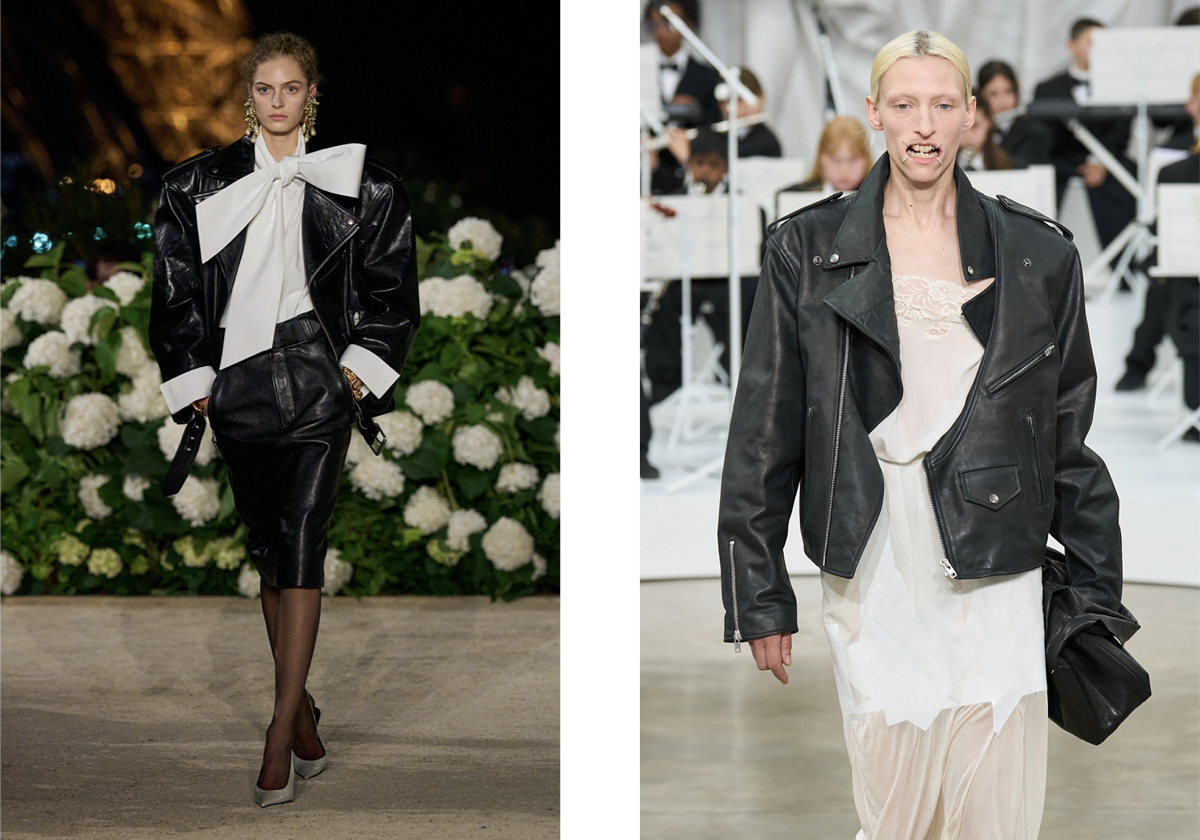 Saint Laurent by Anthony Vaccarello; Mugler SS26