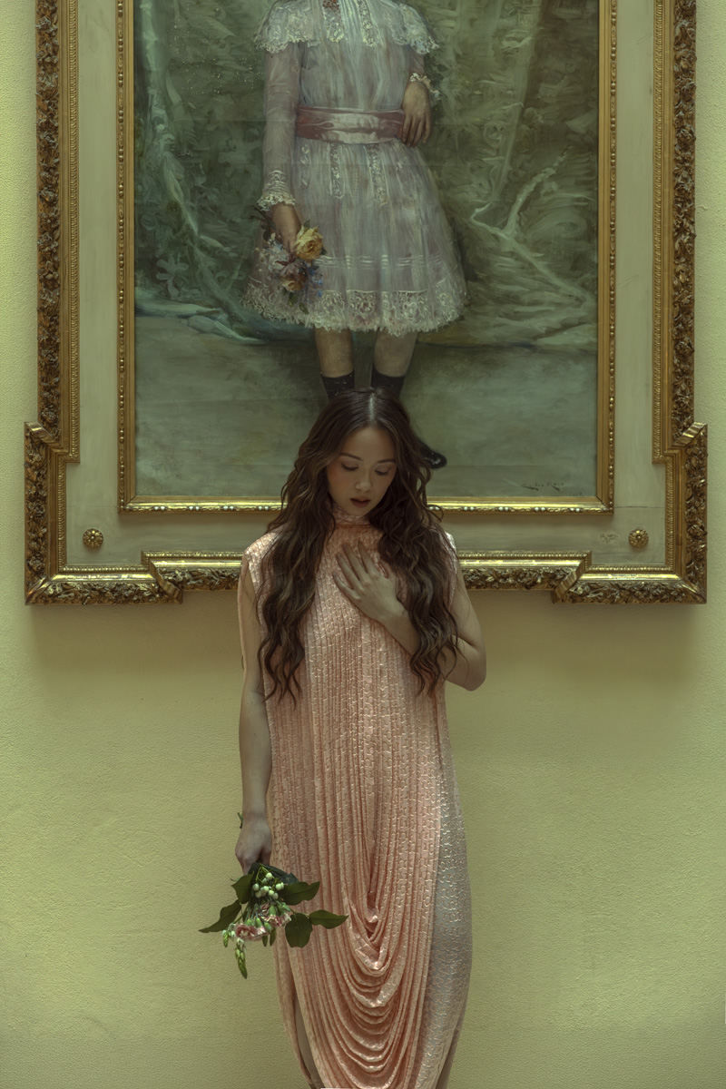 Vestido, LOUIS VUITTON.